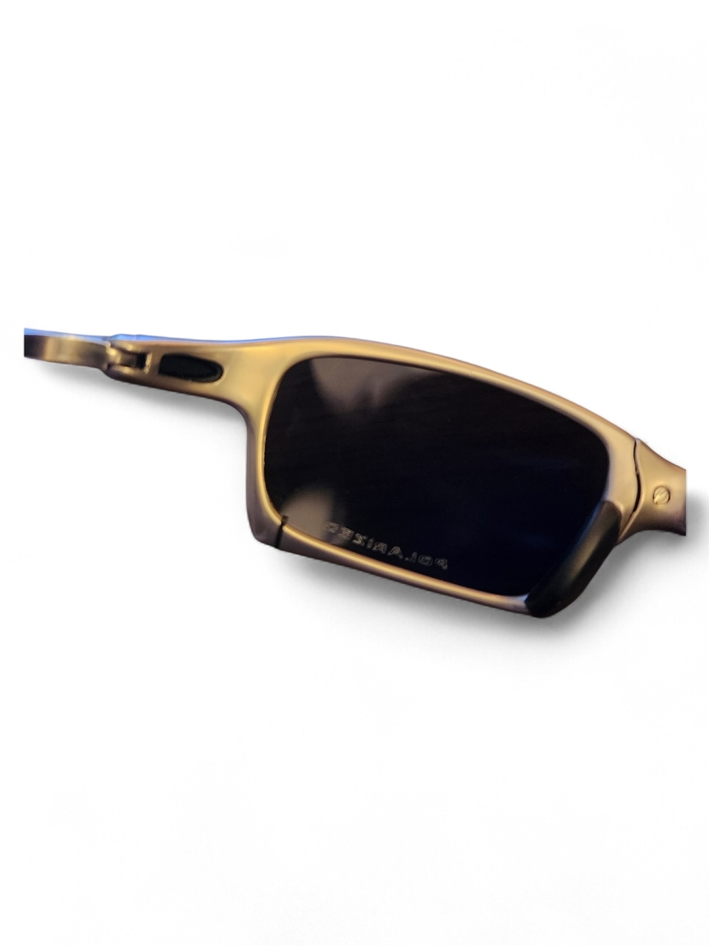 Oakley X-Metal Squared Polarized Women's Sunglasses Purple Lenses - Picture 7 of 10
